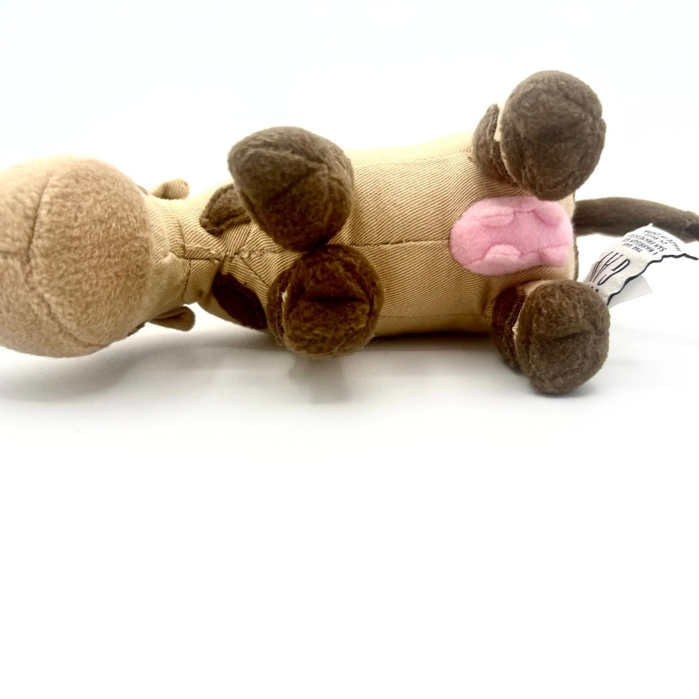 Baby Gap Vintage Brown Moo Mooing Cow Stuffed Plushie 2002 Farm Nursery Toy Y2K - Picture 8 of 12